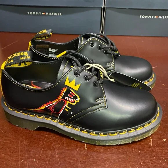 Martens Shoes Dr Martens X Jean Michel Unisex Black - Main Image